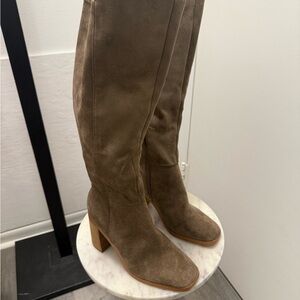 Truffle Butter suede Knee-High Women's Boots